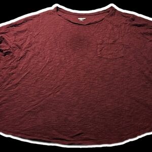 Old Navy Women's Burgundy Short Sleeve Tee